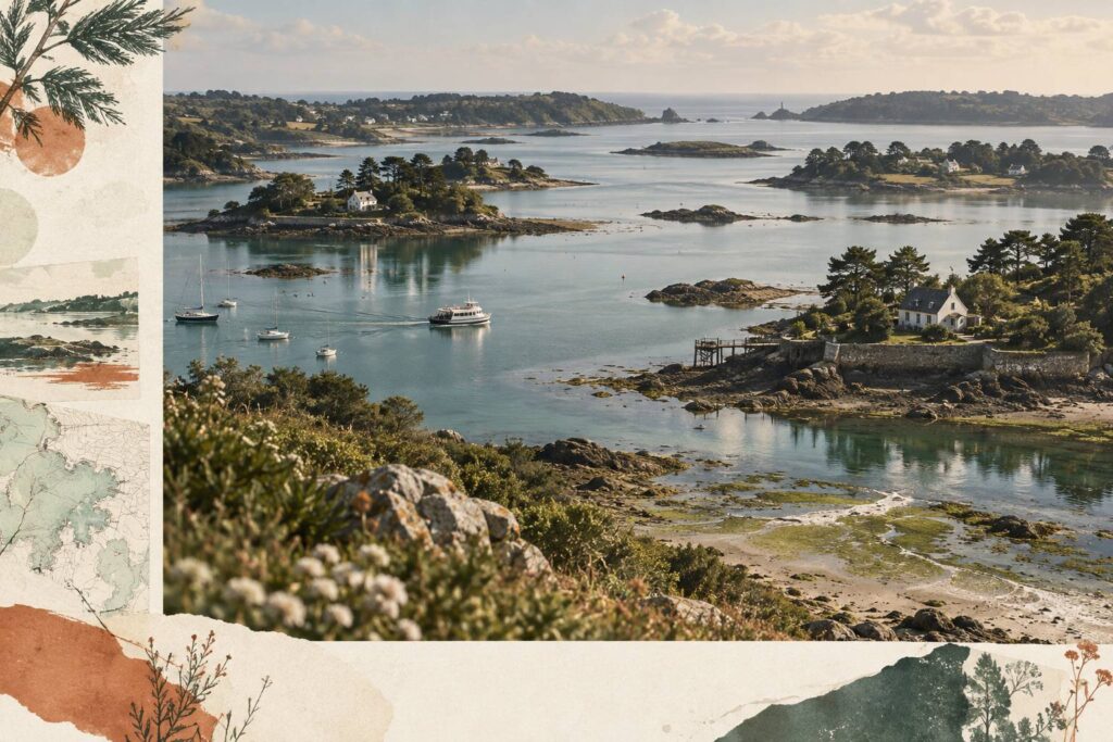 Illustration éditoriale du sujet : Morbihan (56) : ce qui distingue le golfe du littoral atlantique