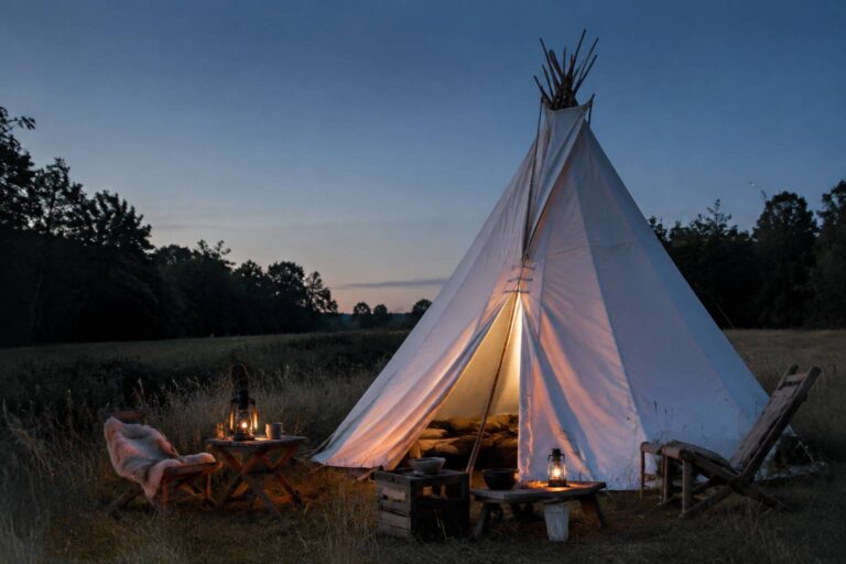 Tipi : ce que vaut une nuit sous une toile conique