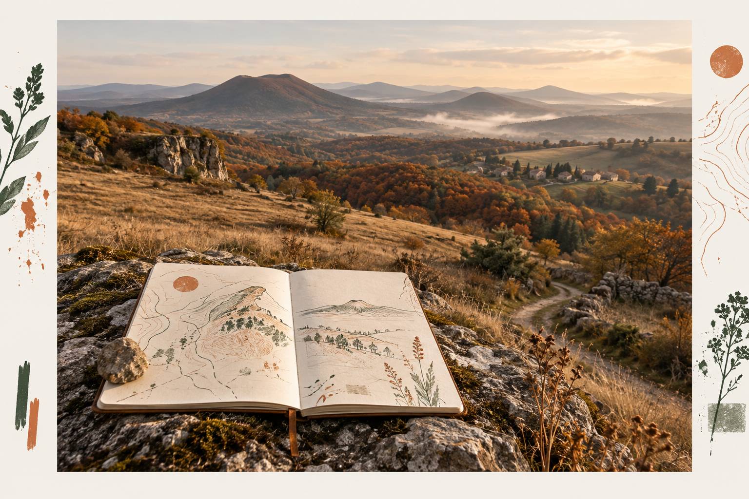 Illustration éditoriale du sujet : Toussaint : où partir en France sans affronter la foule