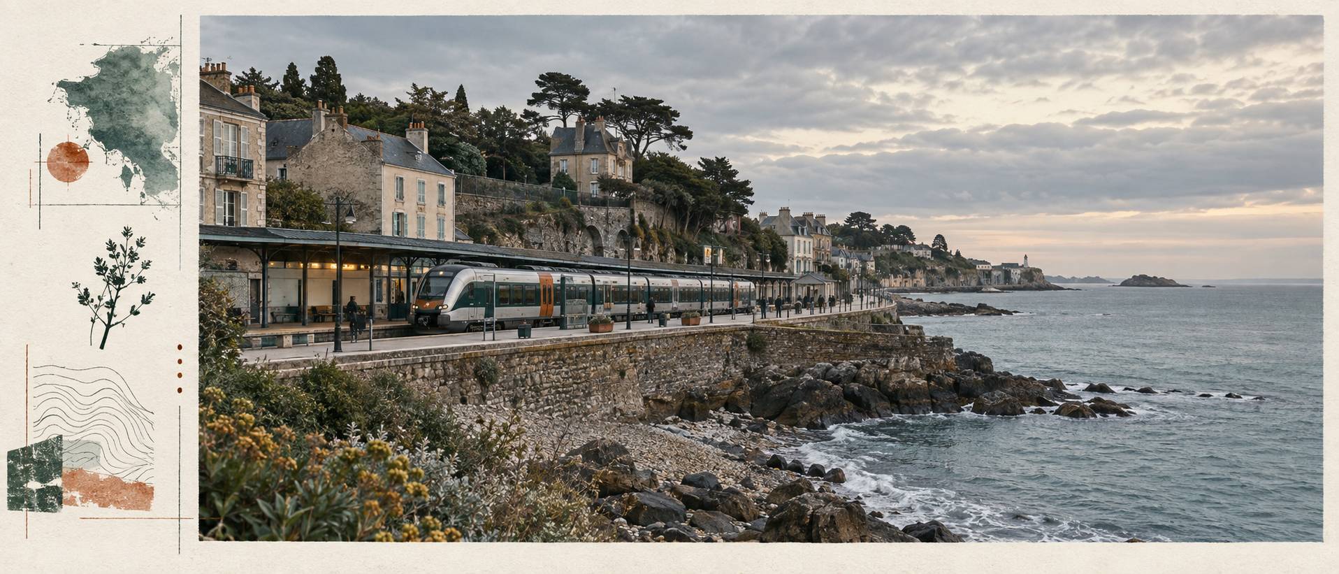 Illustration éditoriale du sujet : Week-end en France : 12 destinations testées hors saison