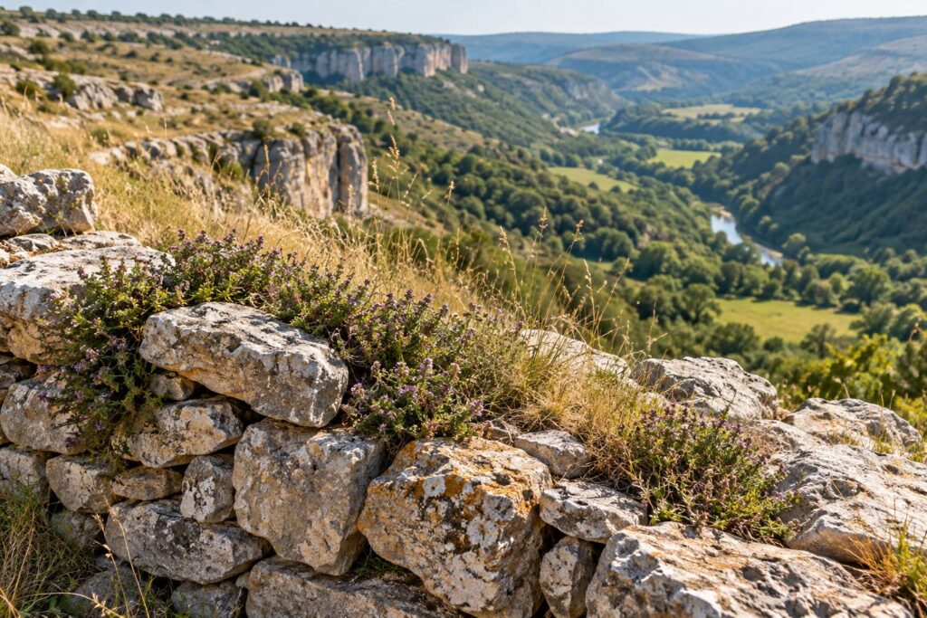 Illustration de détail sur le sujet : Lot (46) : comment les causses et les vallées s’emboîtent